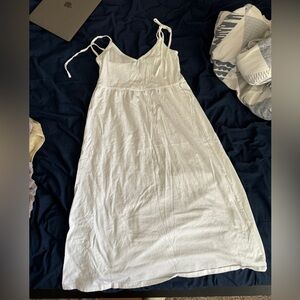 ASOS white cotton dress